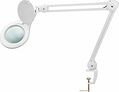 REXANT 31-0403 Лупа на струбцине круглая 5D с подсветкой 56 SMD LED, ø127мм, белая REXANT
