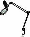 REXANT 31-0406 Лупа на струбцине круглая 5D с подсветкой 56 SMD LED, ø127мм, черная REXANT