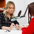 REXANT 31-0406 Лупа на струбцине круглая 5D с подсветкой 56 SMD LED, ø127мм, черная REXANT
