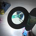 REXANT 31-0406 Лупа на струбцине круглая 5D с подсветкой 56 SMD LED, ø127мм, черная REXANT