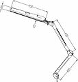 REXANT 31-0408 Лампа настольная бестеневая, струбцина, ECO light, 90 SMD LED, сенсорный диммер, белая REXANT