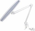 REXANT 31-0409 Лампа настольная бестеневая, струбцина, Blue Stream, 117 SMD LED, диммер (4 уровня), белая REXANT