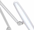 REXANT 31-0409 Лампа настольная бестеневая, струбцина, Blue Stream, 117 SMD LED, диммер (4 уровня), белая REXANT