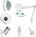 REXANT 31-0503 Лупа на струбцине круглая 5D с подсветкой 84 SMD LED, ø178мм, белая REXANT