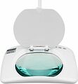 REXANT 31-0513 Лупа на струбцине квадратная 5D с подсветкой 60 SMD LED, сенсорный регулятор яркости, 190х157мм, белая REXANT
