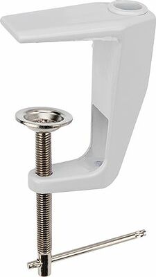 REXANT 31-0513 Лупа на струбцине квадратная 5D с подсветкой 60 SMD LED, сенсорный регулятор яркости, 190х157мм, белая REXANT