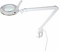 REXANT 31-0531 Лупа на струбцине круглая 3D с подсветкой 60 SMD LED, сенсорный регулятор яркости, ø127мм, белая REXANT