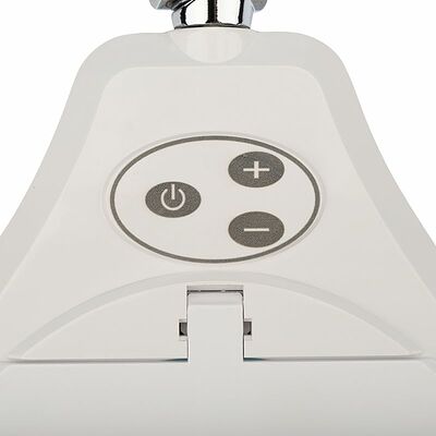 REXANT 31-0532 Лупа на струбцине круглая 5D с подсветкой 72 SMD, сенсорный регулятор яркости, ø152мм, белая REXANT