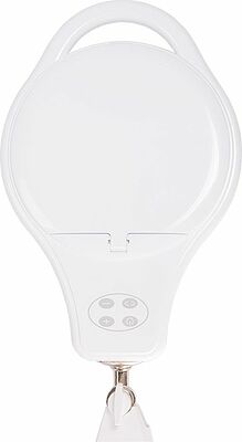 REXANT 31-0535 Лупа на струбцине круглая 5D с подсветкой 96 SMD LED, теплый и холодный свет, ø127мм, белая REXANT