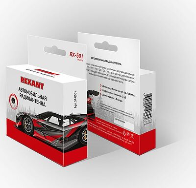 REXANT 34-0501 Антенна автомобильная внутрисалонная (радио), пассивная, модель RX-501 REXANT