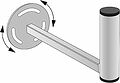 REXANT 34-0571 Кронштейн эфирный Г-образный, поворотный, 25см REXANT 