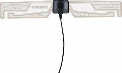REXANT 34-0705 Антенна комнатная «Активная» для цифрового телевидения DVB-T2, Ag-705 REXANT