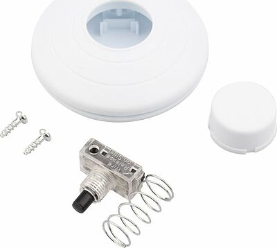 REXANT 36-3015 Выключатель-кнопка 250V 2А ON-OFF белый (напольный - для лампы) REXANT