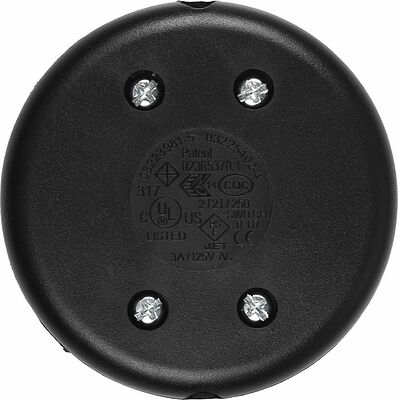 REXANT 36-3025 Выключатель-кнопка 250V 2А ON-OFF черный (напольный - для лампы) REXANT