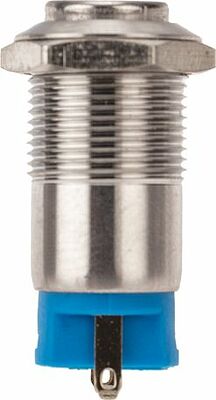 REXANT 36-3151 Кнопка антивандальная Ø12 Б/Фикс (2с) OFF-(ON) выпуклая (A12-B2) REXANT