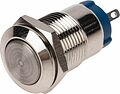 REXANT 36-3152 Кнопка антивандальная Ø12 Фикс (2с) OFF-ON выпуклая (A12-B2) REXANT