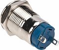 REXANT 36-3152 Кнопка антивандальная Ø12 Фикс (2с) OFF-ON выпуклая (A12-B2) REXANT