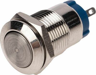 REXANT 36-3152 Кнопка антивандальная Ø12 Фикс (2с) OFF-ON выпуклая (A12-B2) REXANT