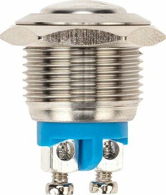 REXANT 36-3230 Кнопка антивандальная Ø16 Б/Фикс (2c винт) OFF-(ON) сфера (A16-A2) REXANT