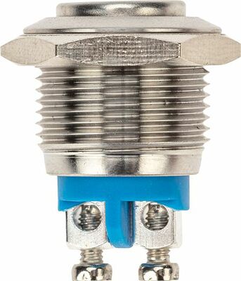 REXANT 36-3231 Кнопка антивандальная Ø16 Б/Фикс (2с винт) OFF-(ON) выпуклая (A16-A3) REXAN