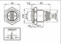 REXANT 36-3231 Кнопка антивандальная Ø16 Б/Фикс (2с винт) OFF-(ON) выпуклая (A16-A3) REXAN REXANT 36-3231 Кнопка антивандальная Ø16 Б/Фикс (2с винт) OFF-(ON) выпуклая (A16-A3) REXAN