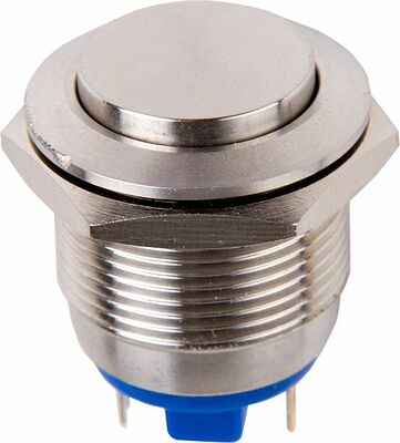 REXANT 36-3412 Кнопка антивандальная Ø19 Б/Фикс (2с) OFF-(ON) выпуклая (PBS-28В-4) REXANT