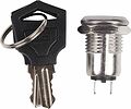 REXANT 36-4470 Выключатель ключ Ø12 250V 0.5А (2с) ON-OFF (K12-01) REXANT
