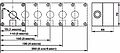 REXANT 36-9224 Корпус пластиковый КП 4 кнопки 22 мм REXANT 36-9224 Корпус пластиковый КП 4 кнопки 22 мм