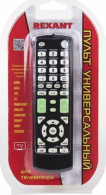 REXANT 38-0015 Пульт универсальный для телевизора RX-E877 REXANT