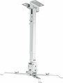 REXANT 38-0323 Кронштейн для проектора потолочный с регулировкой расстояния (430-650 мм) макс. 15кг, белый, серия PROFI REXANT