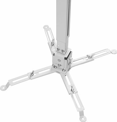 REXANT 38-0323 Кронштейн для проектора потолочный с регулировкой расстояния (430-650 мм) макс. 15кг, белый, серия PROFI REXANT