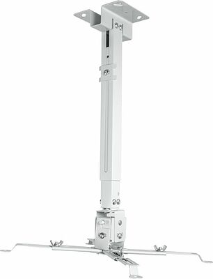 REXANT 38-0323 Кронштейн для проектора потолочный с регулировкой расстояния (430-650 мм) макс. 15кг, белый, серия PROFI REXANT