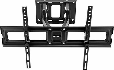 REXANT 38-0370 Кронштейн для телевизора 37 quot;-75 quot;, наклонно-поворотный, двойное колено REXANT