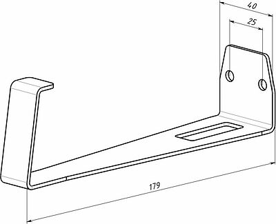 REXANT 38-0626 Кронштейн для зарядной станции DualSense PS5, настенный, черный REXANT