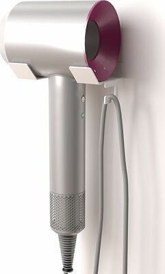 REXANT 38-0706 Держатель для хранения фена с креплением для сетевого кабеля, белый REXANT