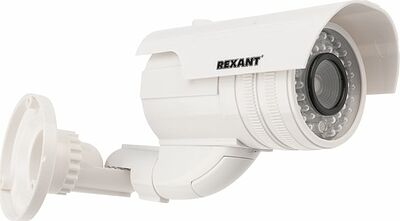REXANT 45-0240 Муляж камеры уличный, цилиндрический, белый REXANT