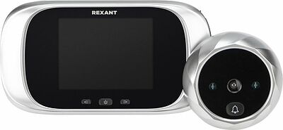 REXANT 45-1112 Видеоглазок дверной REXANT (DV-112) с цветным LCD-дисплеем 2.8 quot; с функцией записи фото и звонком