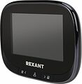 REXANT 45-1115 Видеоглазок дверной REXANT (DV-115) с цветным LCD-дисплеем 4.3 quot; с функцией записи фото/видео по движению, встроенный звонок, ночной режим работы