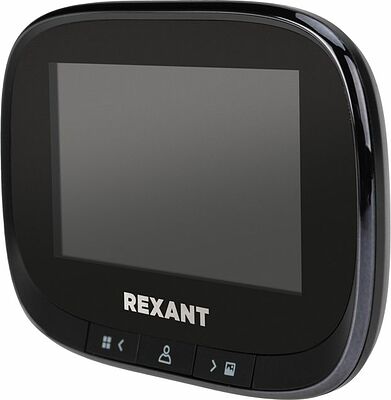 REXANT 45-1115 Видеоглазок дверной REXANT (DV-115) с цветным LCD-дисплеем 4.3 quot; с функцией записи фото/видео по движению, встроенный звонок, ночной режим работы