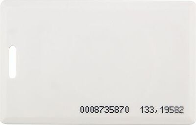 REXANT 46-0227-1 Электронный ключ (карта с прорезью) 125KHz формат EM Marin Индивидуальная упаковка 1 шт