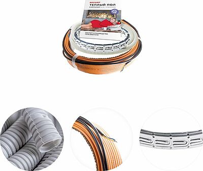 REXANT 51-0523-3 Теплый пол, кабельная секция Standard RND-180-2700 2700Вт, 180м, 17,0-22,5м² двухжильный REXANT