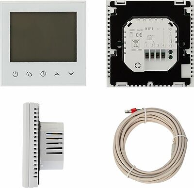 REXANT 51-0590 Терморегулятор цифровой R150 сенсорный, программируемый, с Wi-Fi, белый REXANT