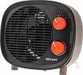 REXANT 60-0034 Тепловентилятор электрический настольный 2кВт со спиральным нагревательным элементом, черный REXANT
