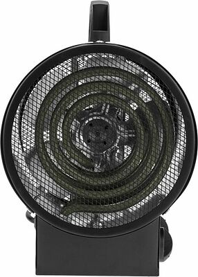 REXANT 60-0037 Пушка тепловая электрическая, круглая, прямоугольная подставка, ТЭН, 3кВт REXANT