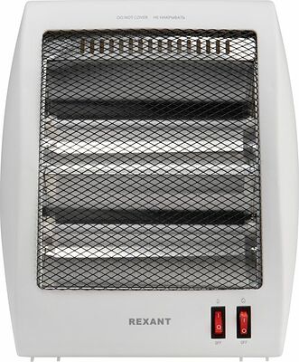 REXANT 60-0058 Обогреватель электрический инфракрасный настольный 0,8кВт с кварцевыми трубками REXANT
