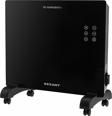 REXANT 60-0112 Конвектор электрический с электронным термостатом, 1кВт, Х-нагревательный элемент, Wi-Fi, REXANT