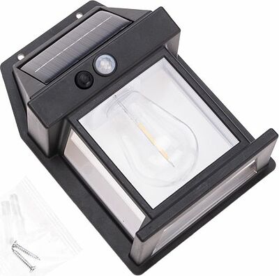 REXANT 602-2418 Светильник садовый Кингс, 3000К, встроенный аккумулятор, солнечная панель, коллекция Лондон REXANT