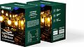 REXANT 602-2420 Гирлянда садовая Сэвил, 398см, 3000К, встроенный аккумулятор, солнечная панель,коллекция Лондон REXANT