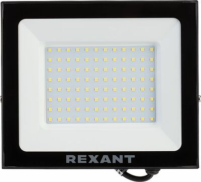 REXANT 605-005 Прожектор светодиодный СДО 100Вт 8000Лм 6500К холодный свет, черный корпус REXANT