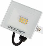 REXANT 605-019 Прожектор светодиодный СДО 20Вт 1600Лм 3000K теплый свет, белый корпус REXANT
